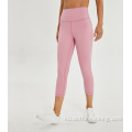 Compression Waist High ¾ Leggings Pocket Long